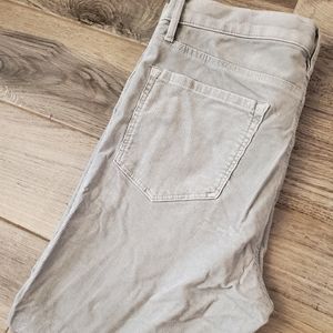 Loft Green Corduroy Modern Skinny Pants 31/12